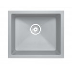 Aqu Concrete Grey Granite Stone Single Bowl Sink Aqu Concrete Grey Granite Stone Single Bowl Sink